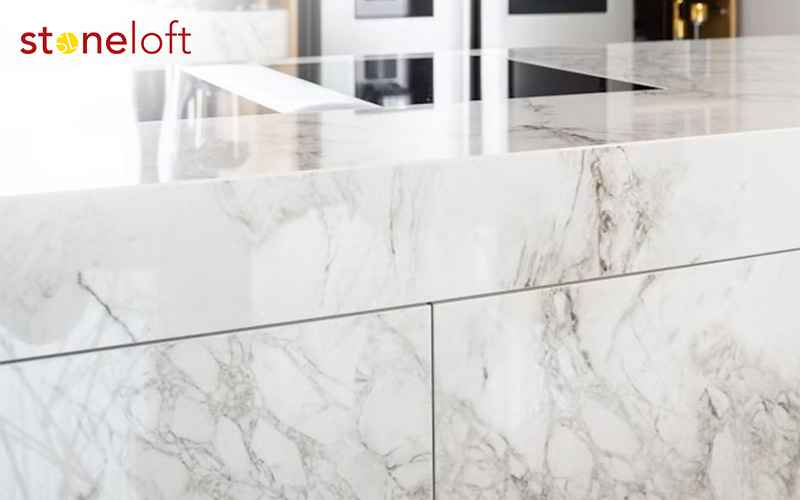 Glossy countertop finish