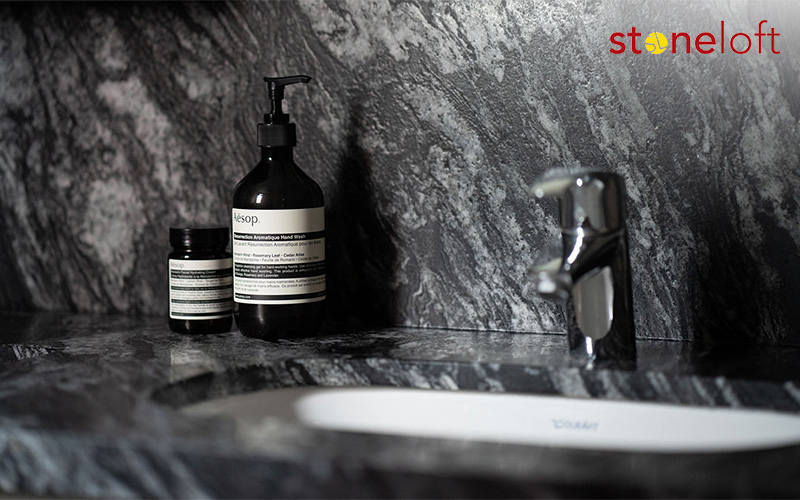 Textured countertop finish